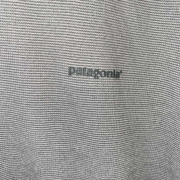 Patagonia Capilene Men's Base Layer Shirt SZ L Gray Performance Hiking Climbing - Picture 2 of 7